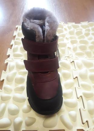 Турція черевики зима  хлопчик коричневі4 фото