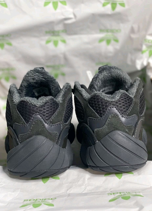 Adidas yeezy 500 utility black (утеплені)2 фото