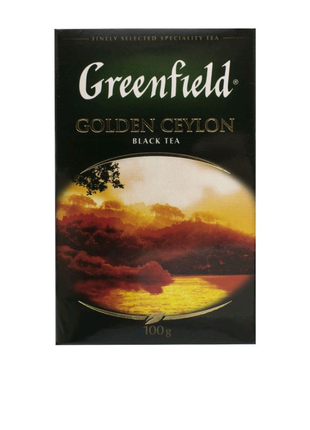 Черный чай greenfield golden ceylon