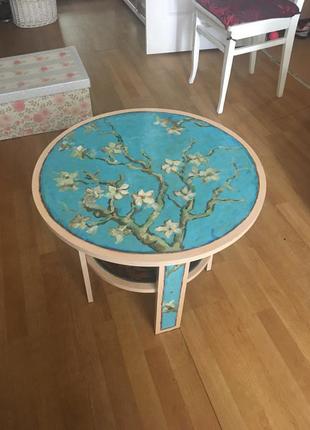 Журнальний столик ручний розпис