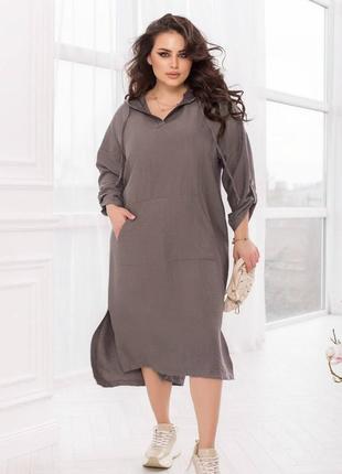 Сукня з льону