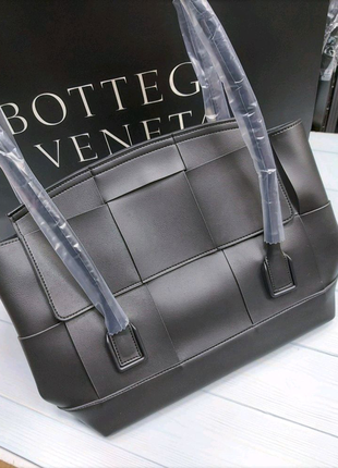 Сумка bottega veneta arco чорна