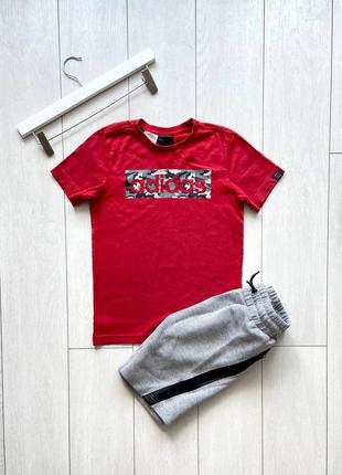 Спортивный костюм adidas primark на мальчика шорты и футболка комплект