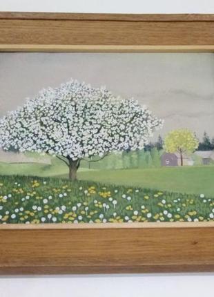 Пейзаж. весна, цвітіння. мосеєв е.а. 1992 - 2000 холст. масло.1 фото