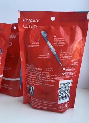 Одноразовые щетки colgate wisp max fresh оригинал из сша2 фото