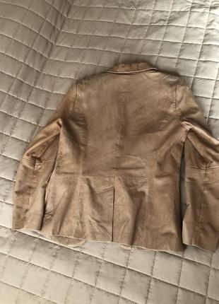 Жакет пиджак кожаный5 фото