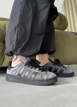 Адідас кампус кеди adidas campus 00s black/grey