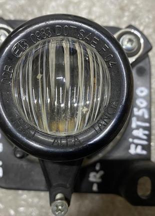 Фара противотуманная правая fiat 500, 2007-2015, оригинал, б.у.