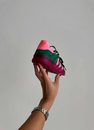 Адідас газель зелені  adidas × gc gazelle green pink5 фото