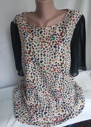 Легенька  зручна  блузка великого розміру