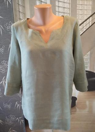 Льняная блузка