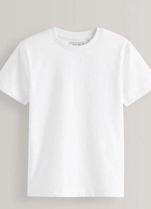 Белая футболка некст, 98-116