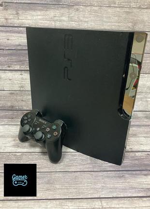 Playstation 3 slim б/у прошита 320 гб + ігри (10-12)