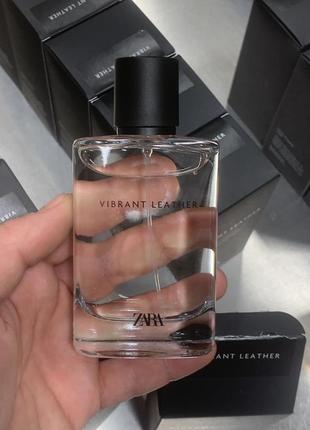 Духи мужские zara vibrant leather parfum 100ml , новые