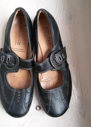 Кожаные туфли бренда soft shoe by easy street размер 39(26 см)1 фото