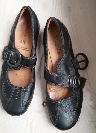 Кожаные туфли бренда soft shoe by easy street размер 39(26 см)2 фото