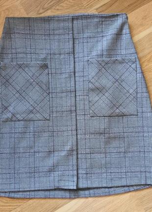 Міні спідниця в клітинку