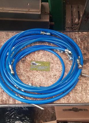 Комплект паливних шлангів низького тиску мтз ф14 (7 шт)