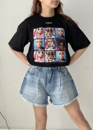Детская футболка river island barbie/детская футболка барби
