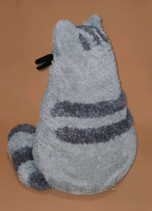 М'яка іграшка-подушка кіт пушина (ручна робота)3 фото