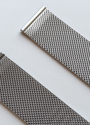 Браслет для годинника, mesh-браслет 20 мм, міланське плетіння5 фото