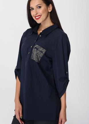 Шикарная блуза италия батал люкс качество