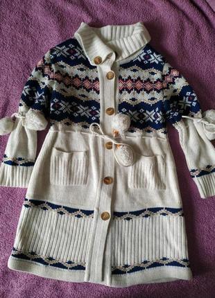 Кофта - кардиган, довжина 63 см, ширина 36 см, рукав 44 см.