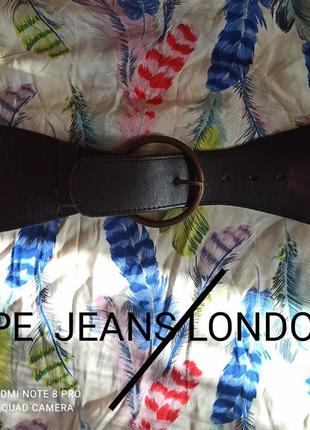 Pepe jeans london шикарний шкіряний ремінь довжина 85 см, ширина 13 см. ***