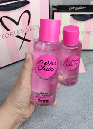 Ароматний міст для тіла «fresh & clean». pink. victoria's secret. оригінал 🇺🇸