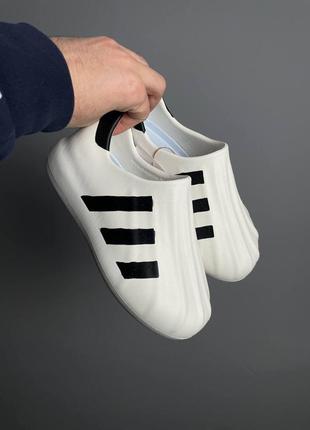 Женские резиновые тапочки сандалии жемчужное летнее резиновые тапочки adidas adifom2 фото