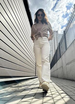 Прямі молочні джинси jjxx2 фото