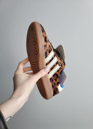 Жіночі косівки леопардові adidas samba x walles leopard3 фото