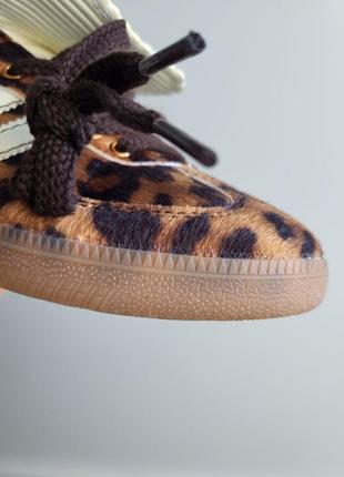 Женские косовки леопардовые adidas samba x walles leopard9 фото