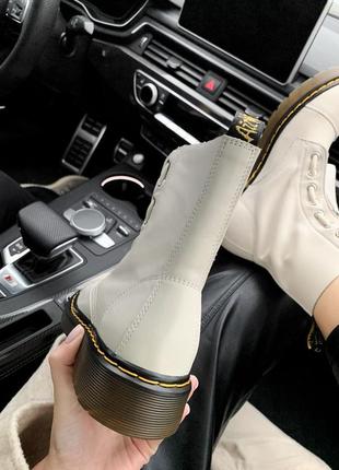 Ботинки dr.martens sinclair ivory( premium ) черевики7 фото