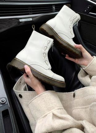 Ботинки dr.martens sinclair ivory( premium ) черевики8 фото