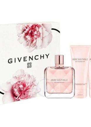 Набір givenchy irresistible парфумована вода 80 ml + олія для душу 75 ml + лосьйон для тіла 75 ml