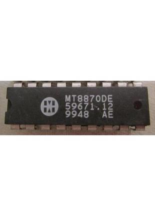 Мікросхема mt8870de mt8870 dip-18