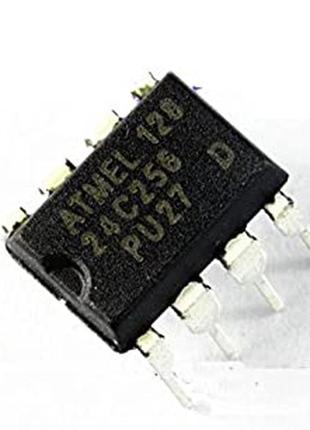 Мікросхема пам'яті at24c256-10pu-2.7 microchip (atmel) dip8
