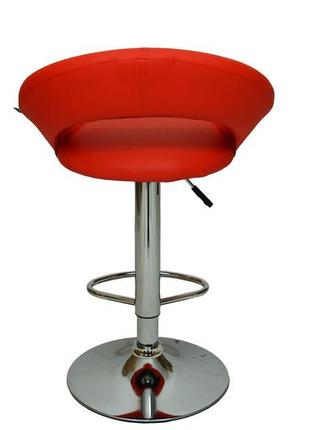 Недорого регульоване червоне барне крісло bonro b650 для салону4 фото
