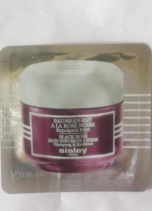 Крем для обличчя "з екстрактом чорної троянди" sisley black rose skin infusion cream, 4 мл