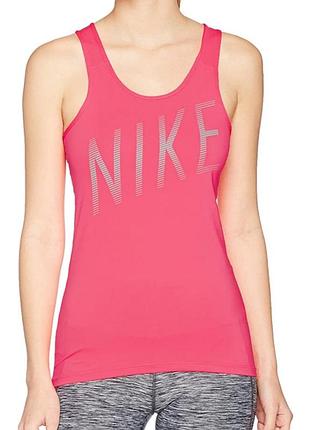 Яркая майка для занятий спортом спортивная nike dri-fit