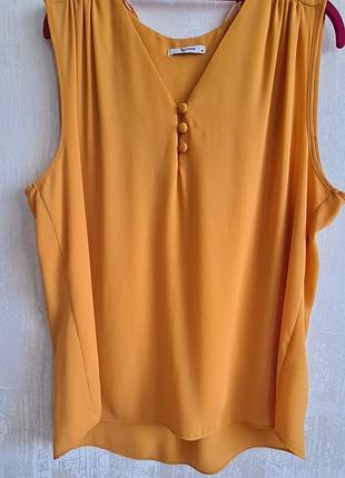 Блуза літня гірчична жовта