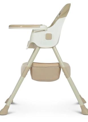 Стільчик для годування bambi m 4136-2 beige4 фото