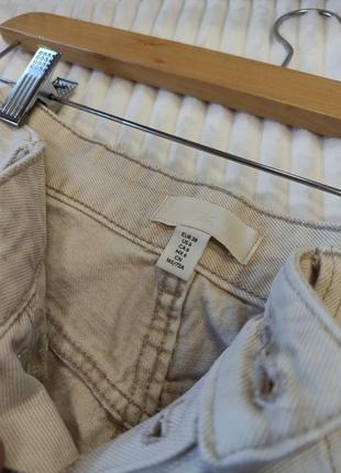 Широкие укороченные джинсы h&amp;m p m6 фото