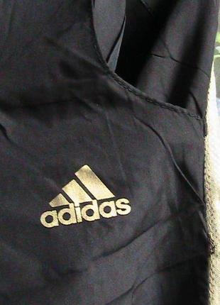 Adidas s m xl ряд посадка спортивные штаны с золотыми лампасами10 фото