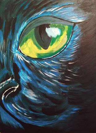 Картина "кошачий глаз"