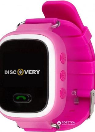 Дитячий смарт-годинник discovery iq2000 gps pink4 фото