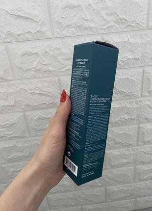 Корейская пенка для умывания лица новая baciel hydra barrier cica foam cleanser5 фото