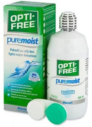 Розчин для контактних лінз opti-free puremoist 300 ml