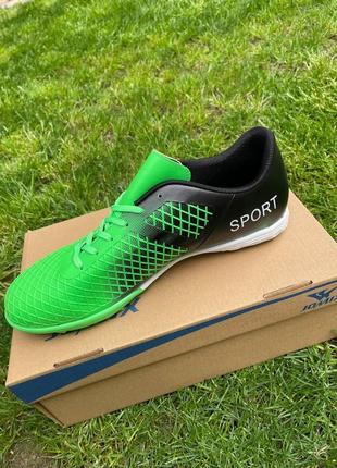 Мужская футбольная обувь carocry5379v, зеленые2 фото